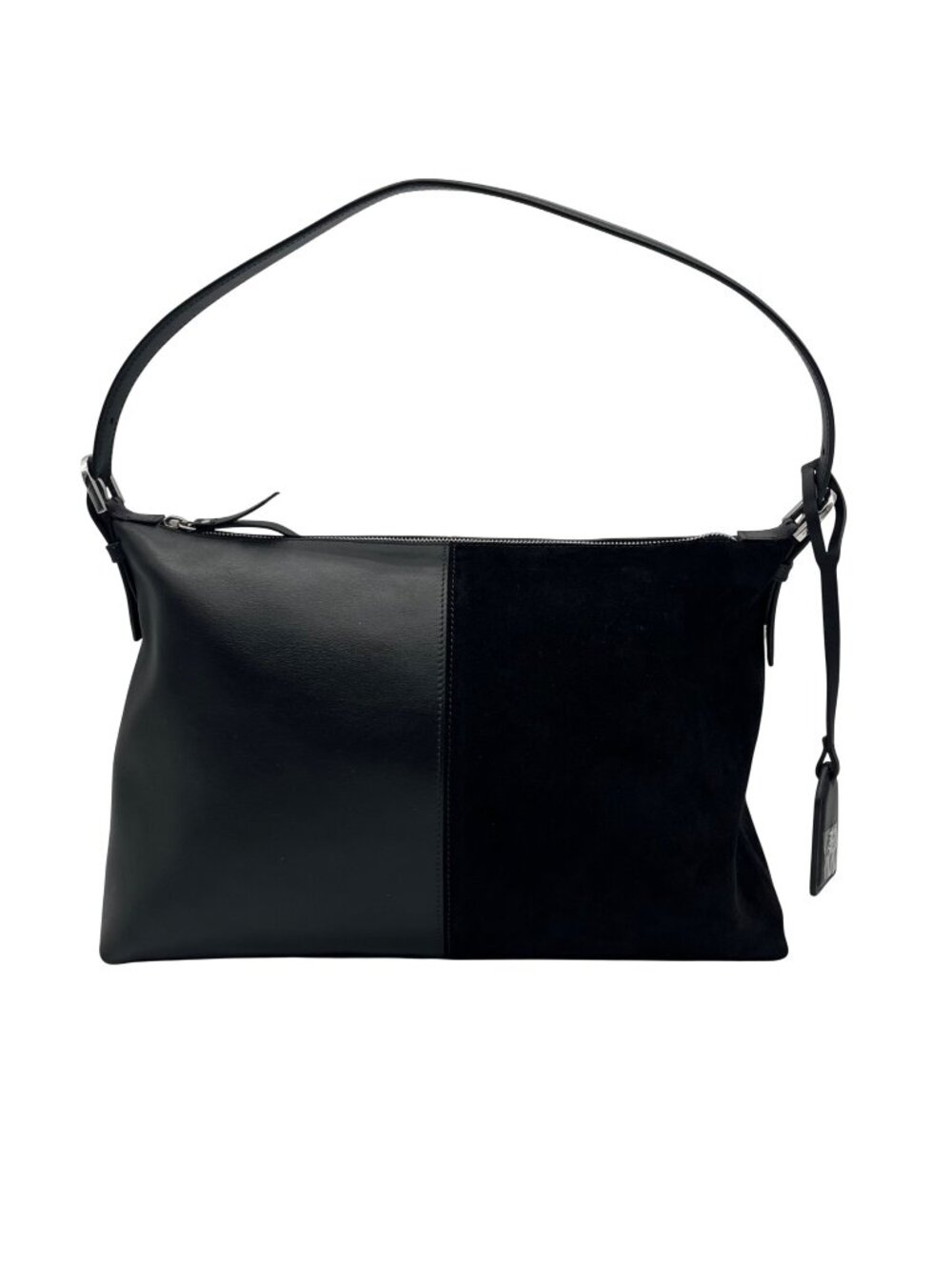 Stuart Weitzman Black Leather Shoulder Bag